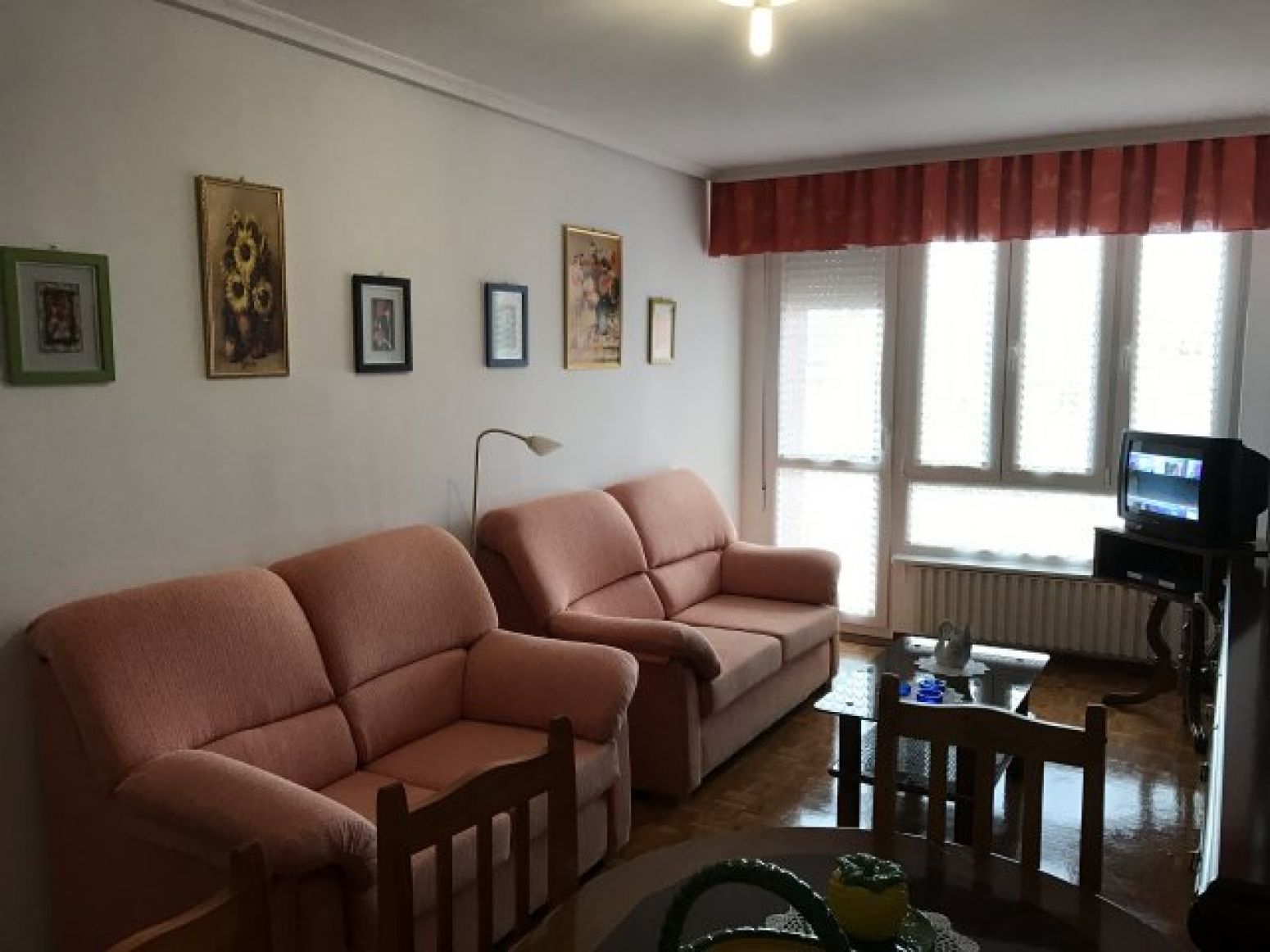 Living room of Flat to rent in Entrambasaguas  with Heating, Parquet flooring and Terrace
