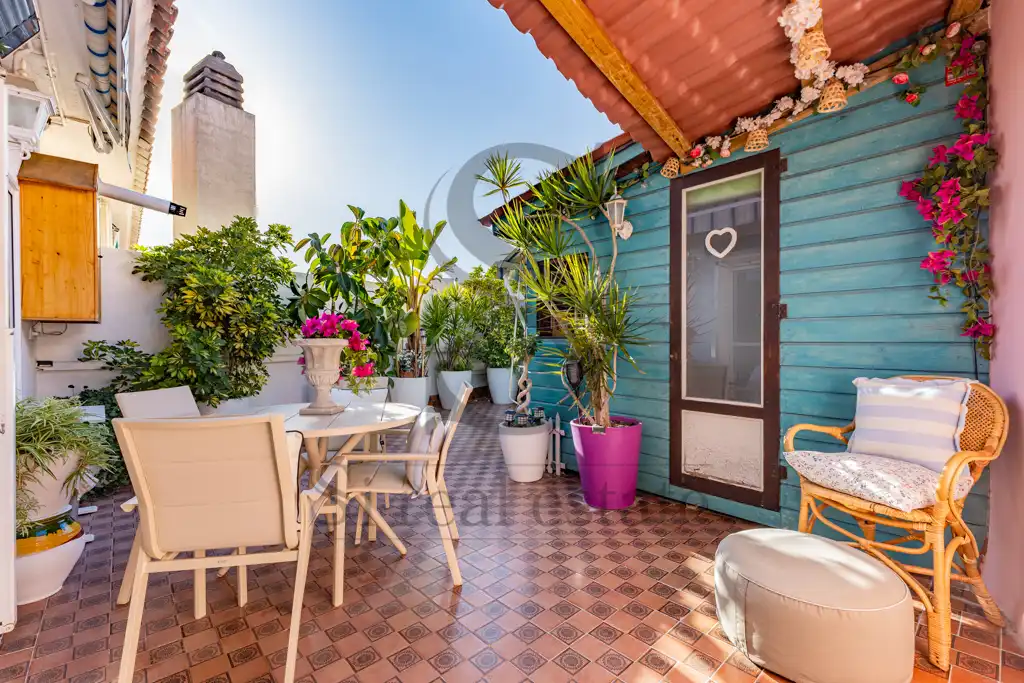 Terrasse von Dachboden zum Verkauf in Barcelona mit Heizung, Terrasse und Abstellraum