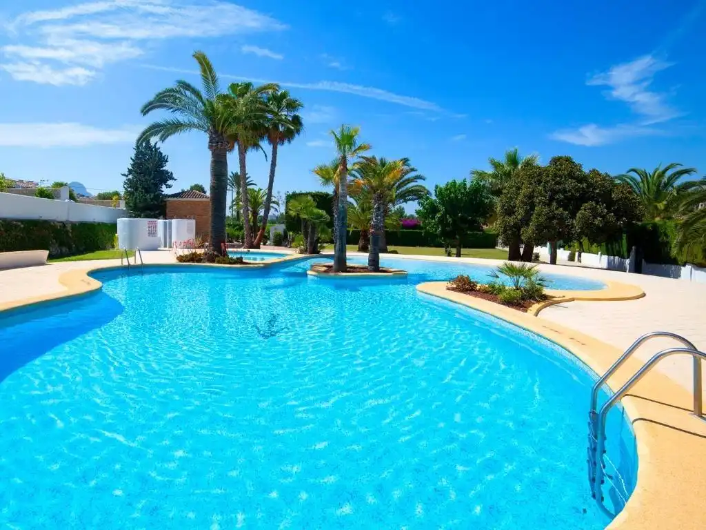 Piscina de Casa o chalet de alquiler en Calpe / Calp con Aire acondicionado, Calefacción y Terraza