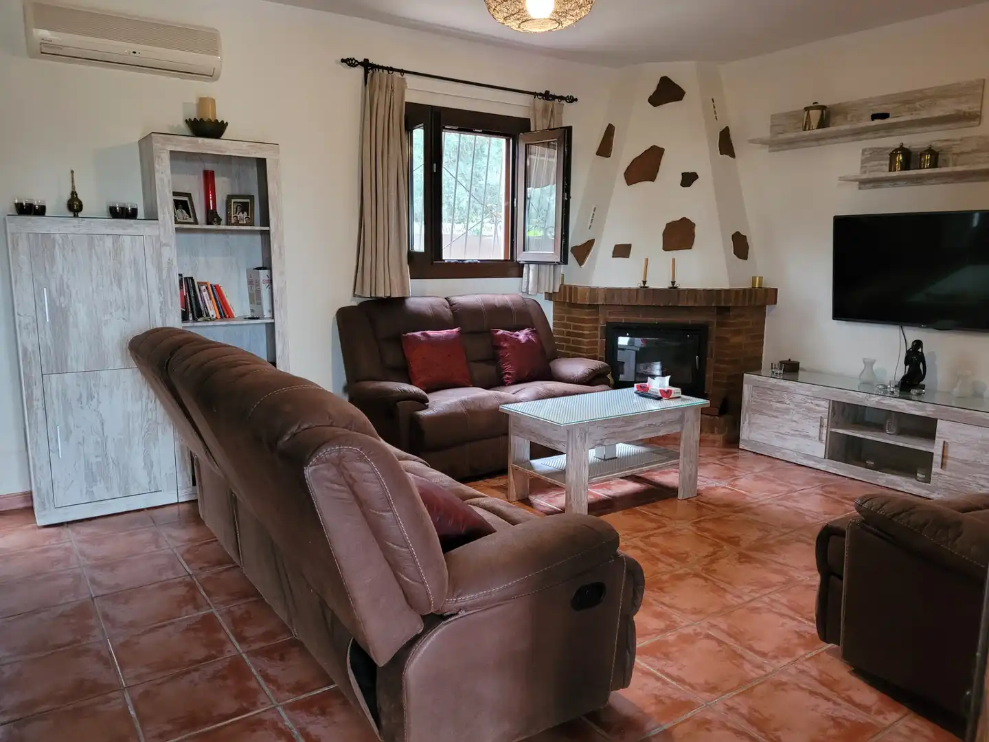 Living room of Detached homes for sale in Mojácar  with Air Conditioner, Heating and Private garden