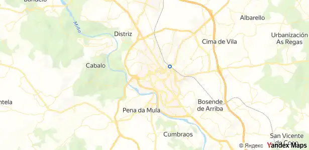Vista exterior de Piso en venta en Lugo