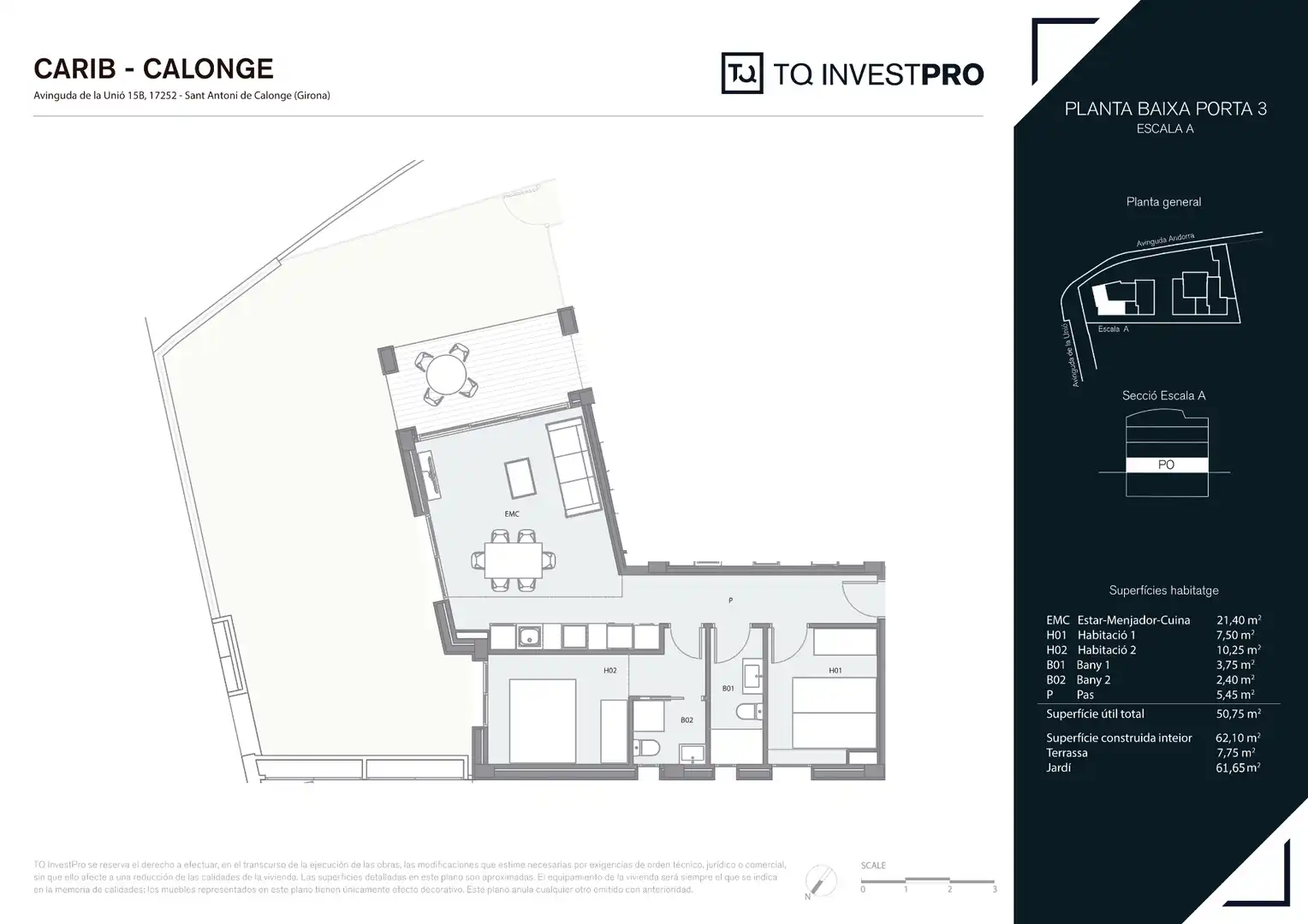 Wohnung zum Verkauf in Calonge i Sant Antoni mit Klimaanlage, Heizung und Terrasse