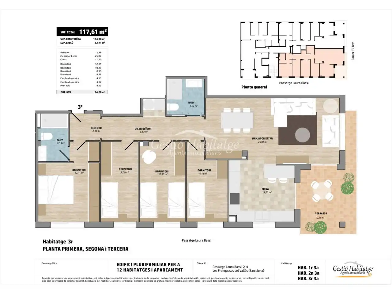 Piso con terraza en venta en Les Franqueses del Vallès, imagen 4