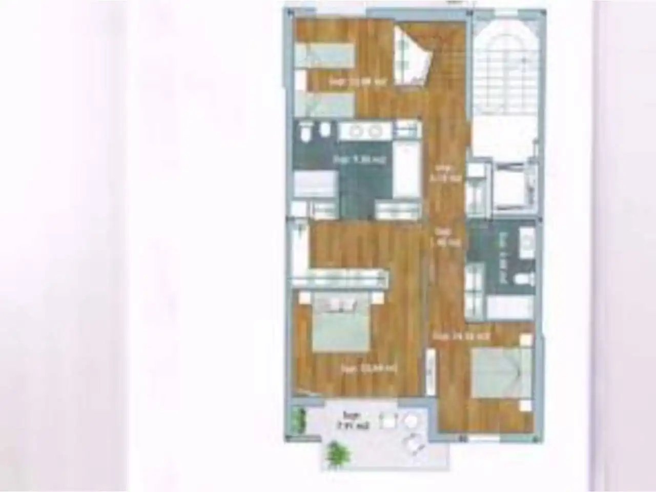 Attic for sale in Sitges  with Air Conditioner, Heating and Parquet flooring