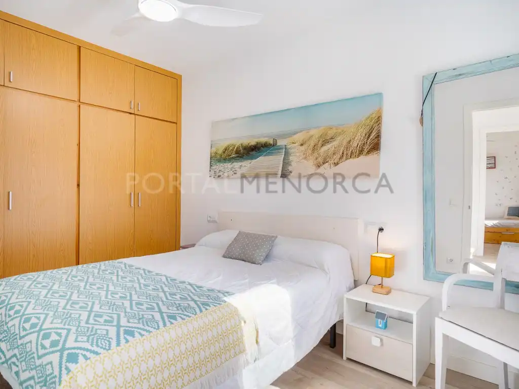 Schlafzimmer von Haus oder Chalet zum Verkauf in Ciutadella de Menorca mit Klimaanlage, Privatgarten und Terrasse
