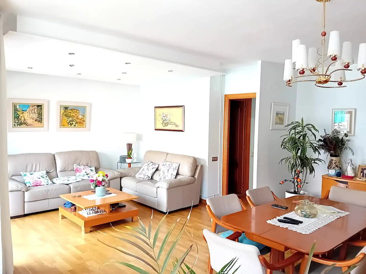 Sala de estar de Piso en venta en Cerdanyola del Vallès con Calefacción y Balcón