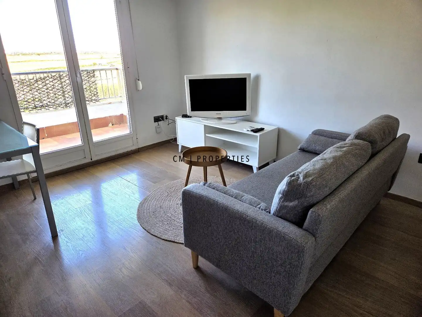 Living room of Flat for rent in  Valencia Capital  with Air Conditioner, Heating and Terrace