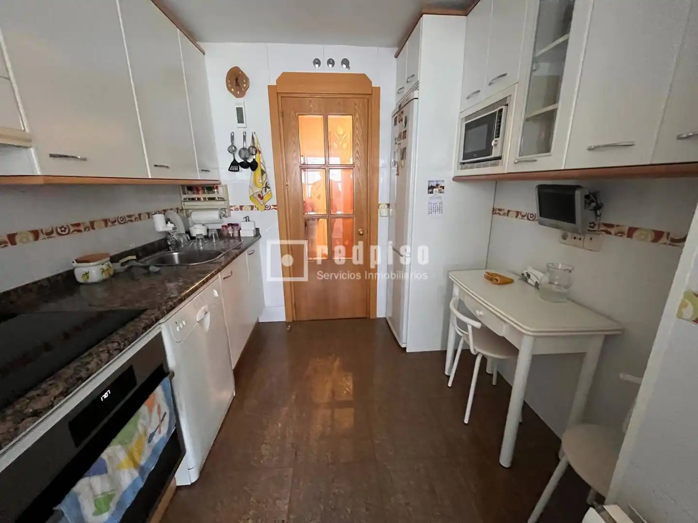 Kitchen of Flat for sale in Madrid  with Air Conditioner, Heating and Private garden