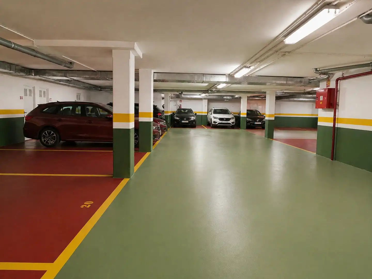 Parking of Apartments for sale in Sanxenxo  with Air Conditioner, Heating and Terrace