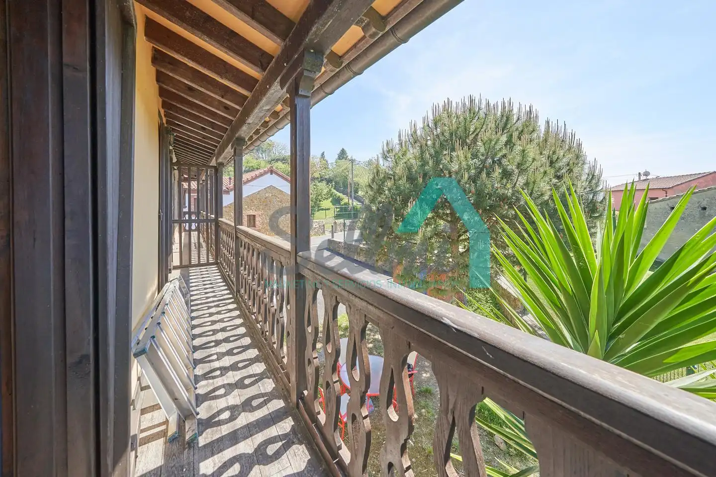 Terraza de Casa o chalet en venta en Siero con Calefacción, Jardín privado y Parquet