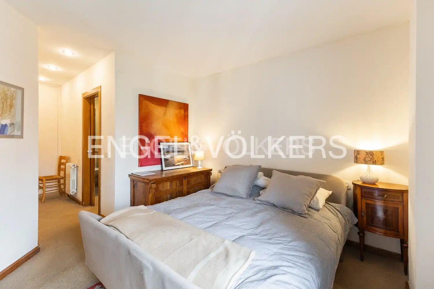 Bedroom of Flat for sale in Valencia  with Air Conditioner, Heating and Parquet flooring
