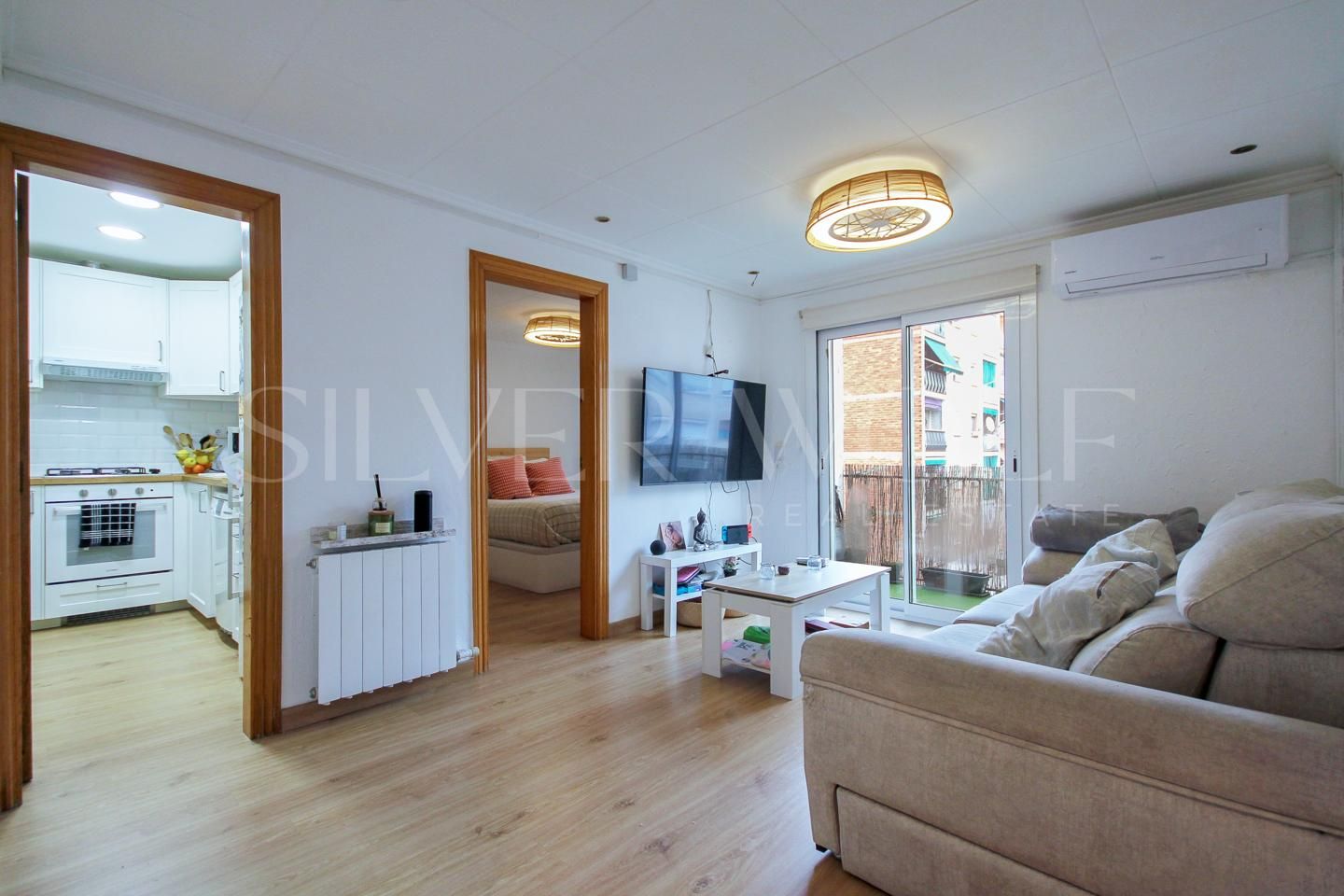 Sala d'estar de Pis en venda en Mollet del Vallès amb Aire condicionat, Calefacció i Terrassa