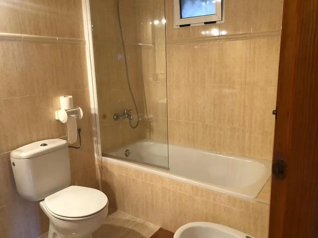 Badezimmer von Wohnung zur Miete in Vera mit Klimaanlage, Terrasse und Möbliert