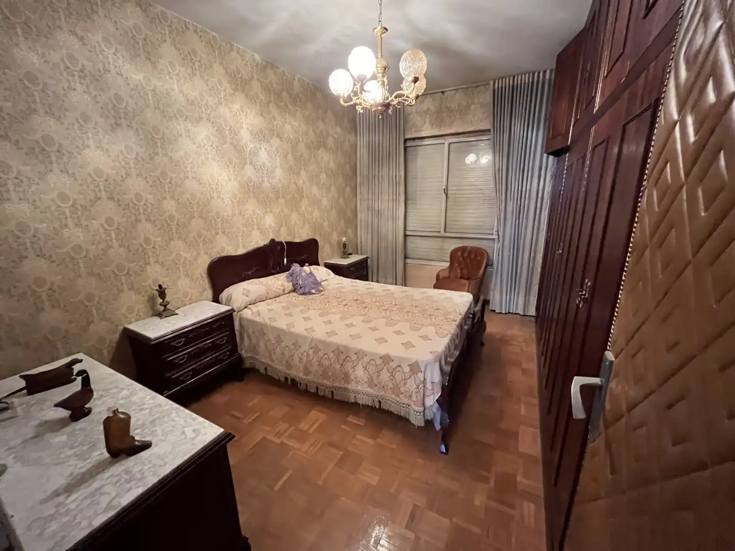 Schlafzimmer von Wohnung zum Verkauf in Astorga mit Parkett und Abstellraum