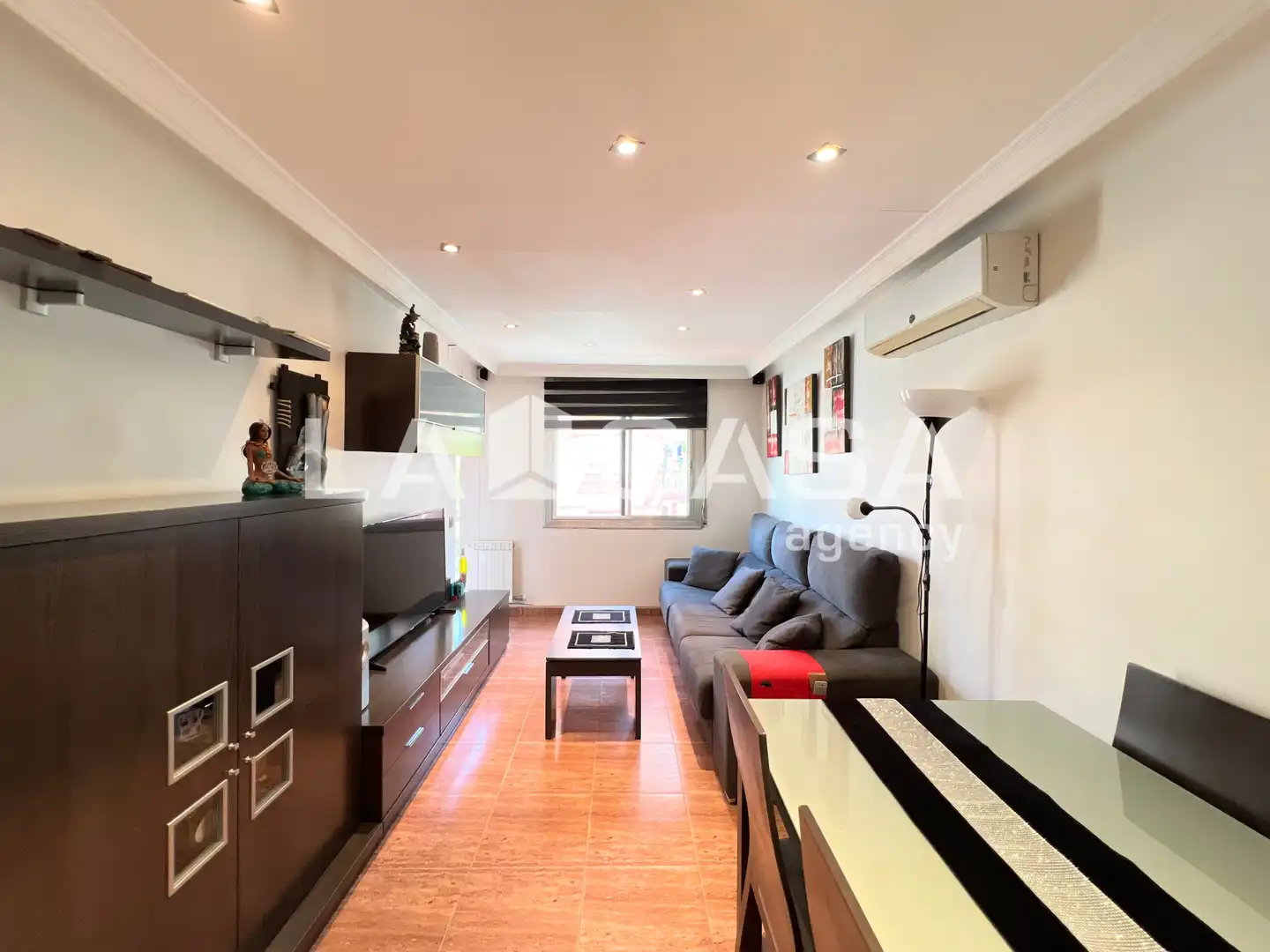 Living room of Flat for sale in Badalona  with Heating and Balcony