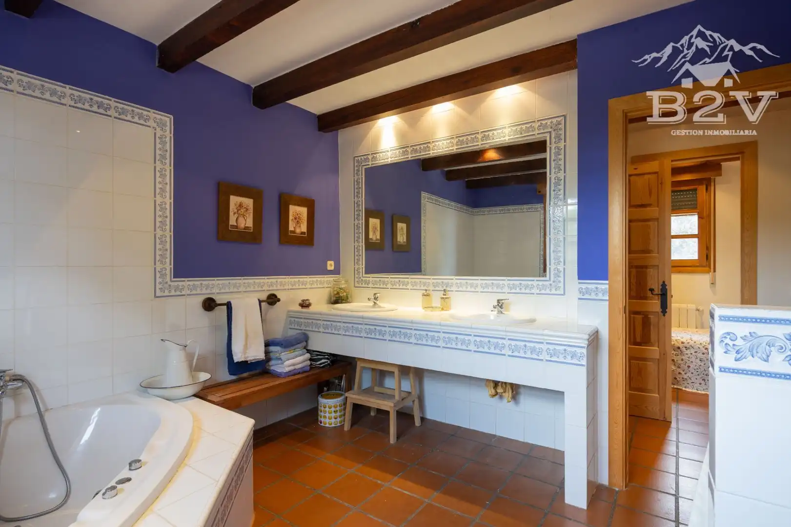 Baño de Casa o chalet en venta en Garganta de los Montes con Aire acondicionado, Calefacción y Jardín privado