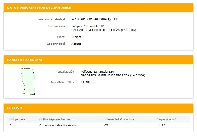 Terreny rústic en venda a Murillo de Río Leza, imagen 2