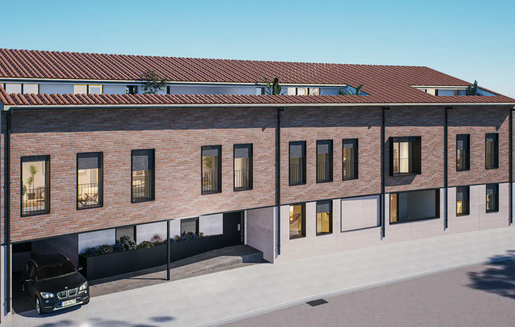 Vista exterior de Dúplex en venda en Figueres amb Terrassa