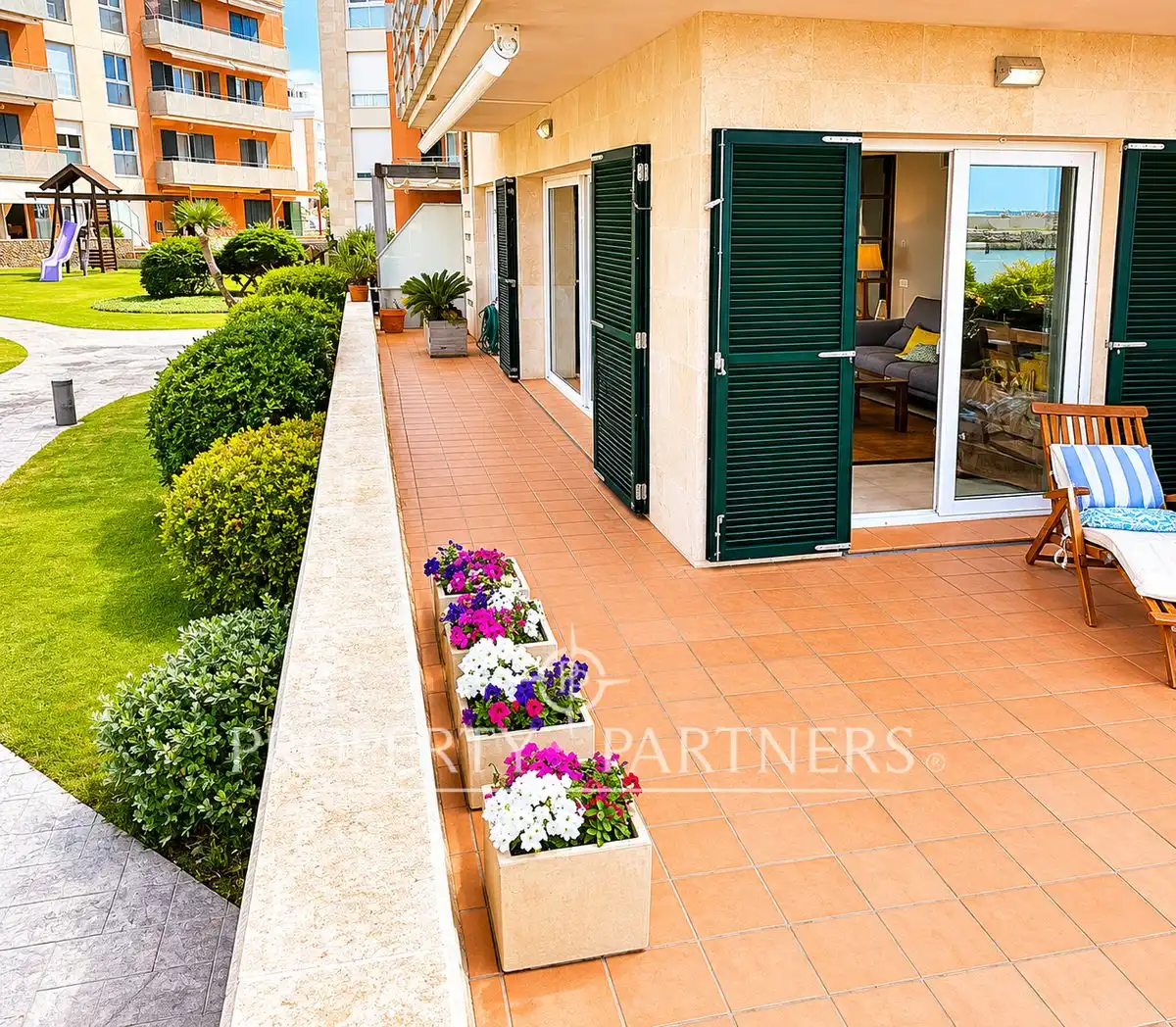 Terrassa de Apartament en venda en Ciutadella de Menorca amb Aire condicionat, Calefacció i Jardí privat