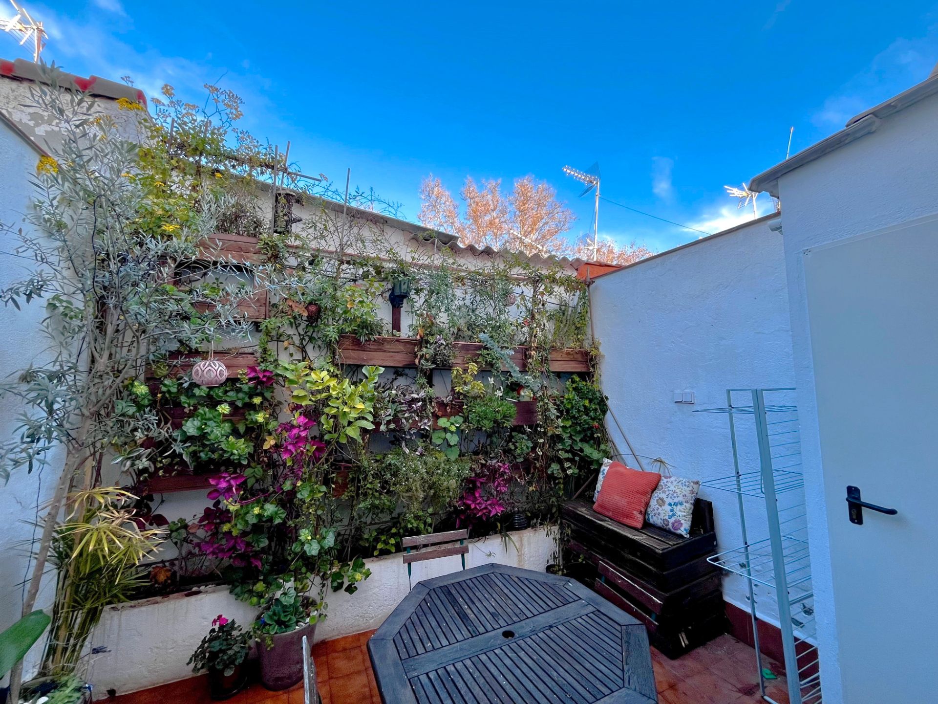 Terrace of Single-family semi-detached to rent in  Madrid Capital  with Air Conditioner, Heating and Parquet flooring