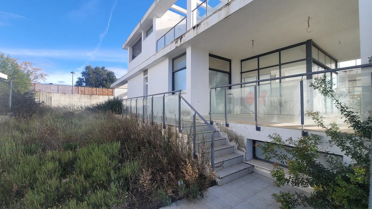 Exterior view of Single-family semi-detached for sale in Riba-roja de Túria  with Private garden and Swimming Pool