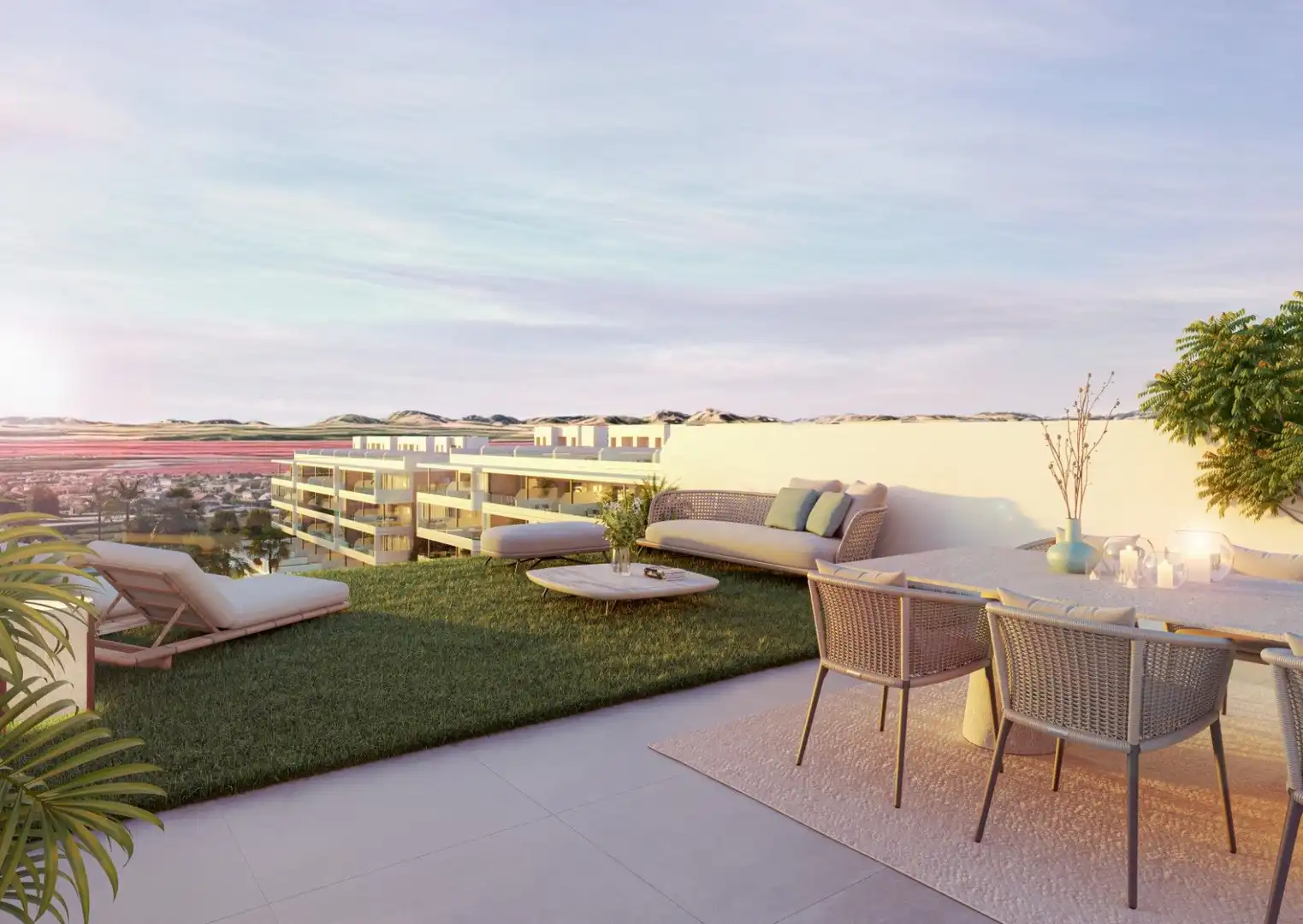 Terrassa de Apartament en venda en La Hoya  amb Traster i Piscina comunitària