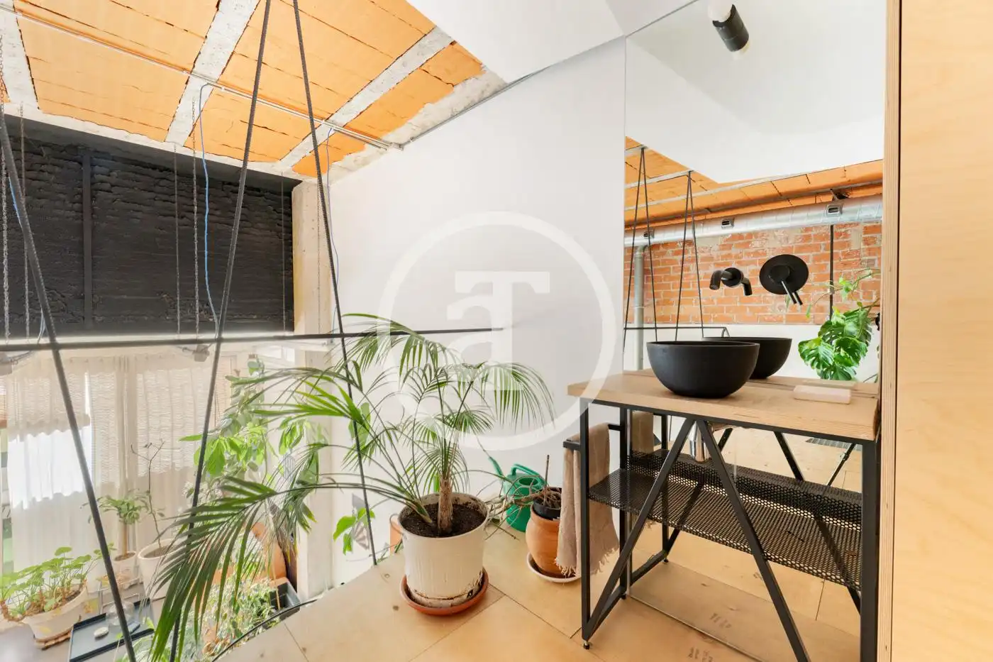 Terraza de Dúplex de alquiler en Madrid con Calefacción, Amueblado y Horno