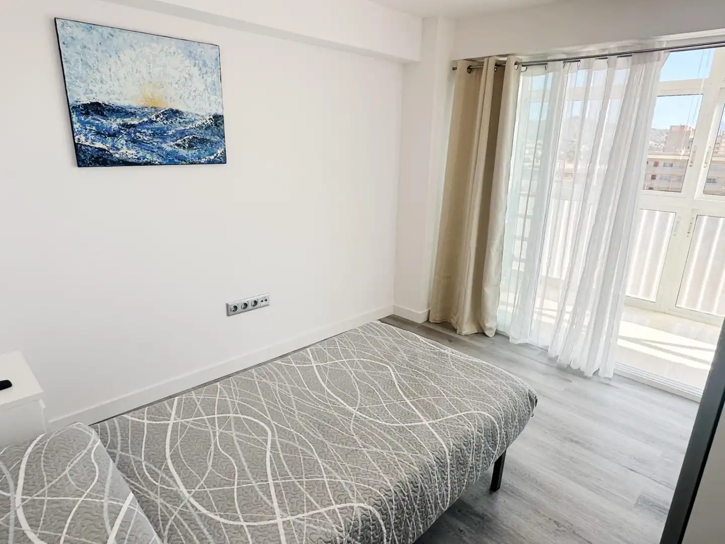 Bedroom of Apartments for rent in El Campello  with Air Conditioner, Heating and Terrace