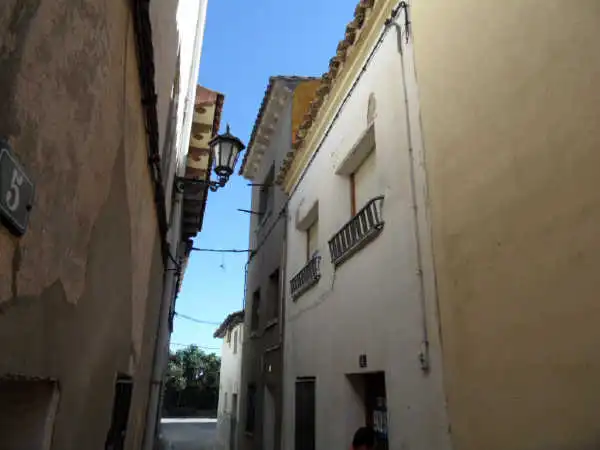 Vista exterior de Casa adosada en venta en Binaced, Huesca