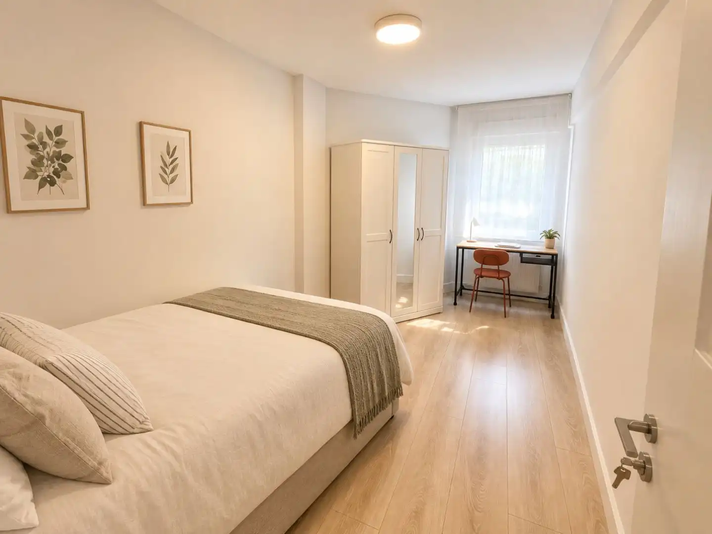 Bedroom of Flat for share in Bilbao   with Heating, Oven and Washing machine