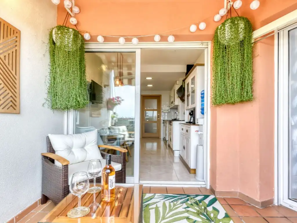 Balcony of Flat for sale in Figueres  with Air Conditioner