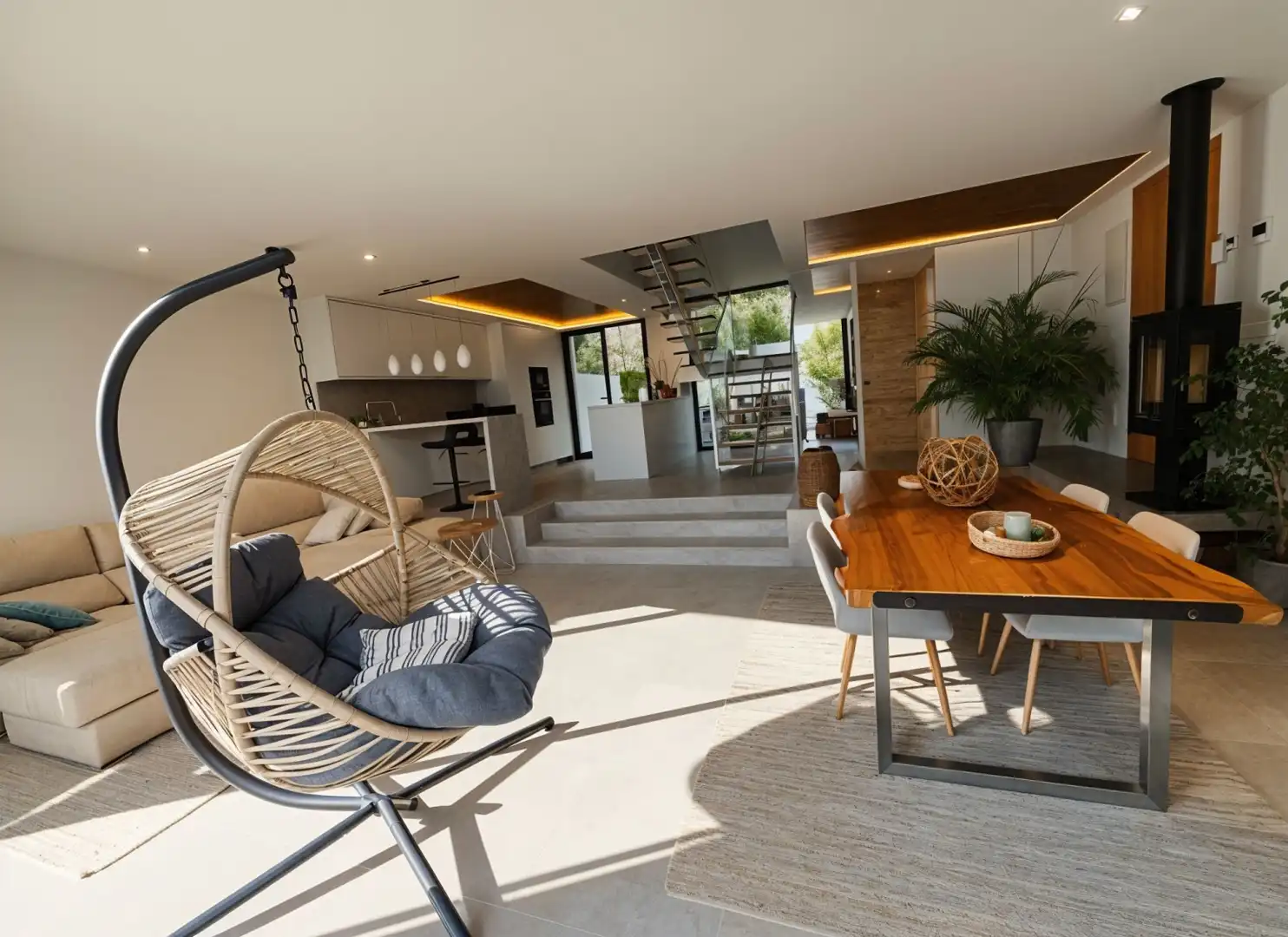 Living room of Detached homes for rent in Alcúdia  with Air Conditioner, Heating and Private garden