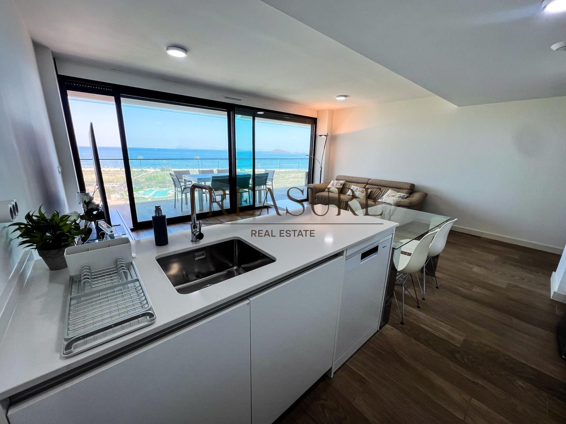 Kitchen of Apartment for sale in Cartagena  with Private garden, Terrace and Community pool