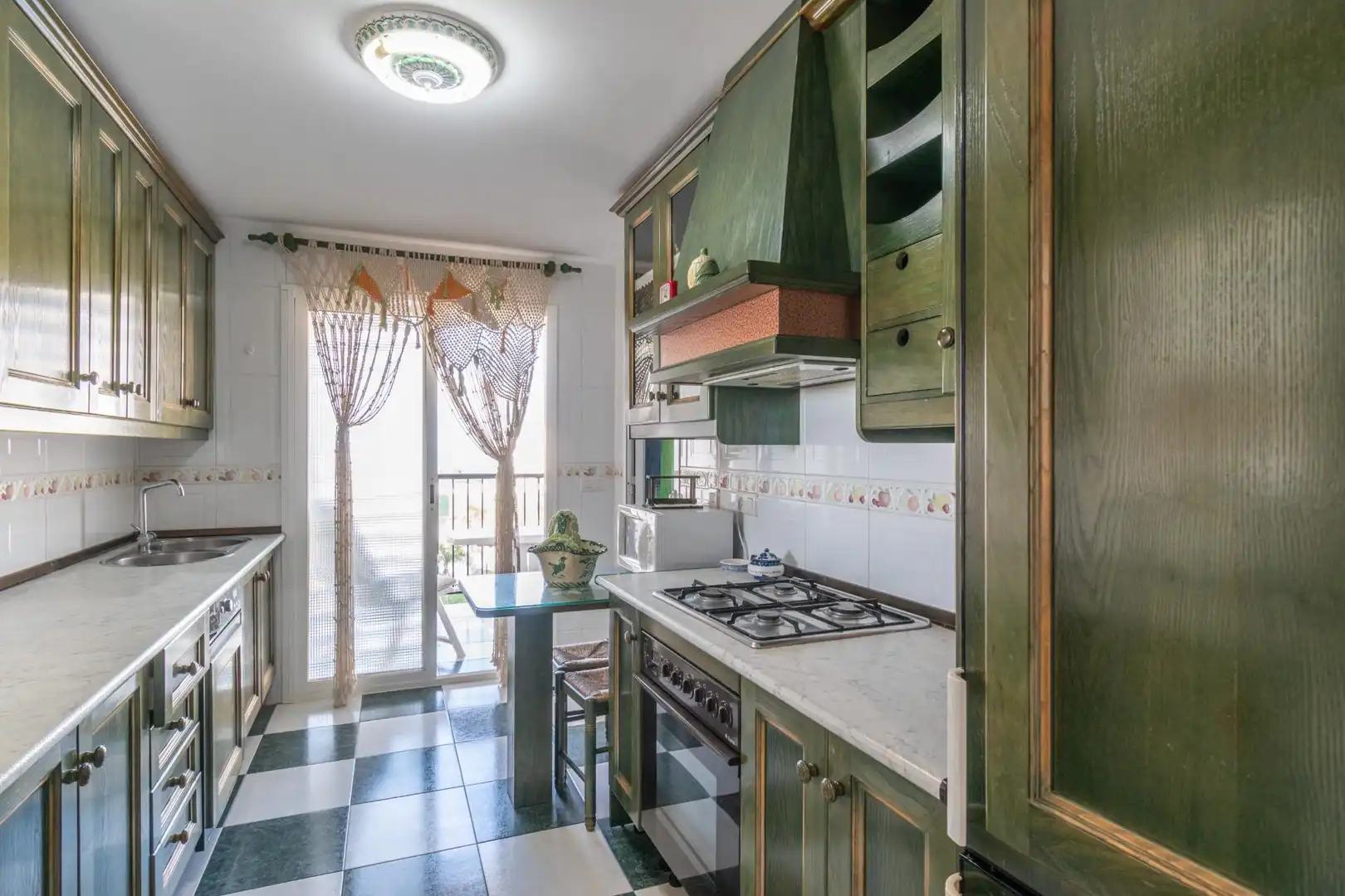 Kitchen of Flat for sale in Salobreña  with Private garden, Terrace and Furnished