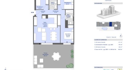 Foto 2 de Piso en venta en Carrer Braç del Moli, 3, Quart de Poblet, Valencia