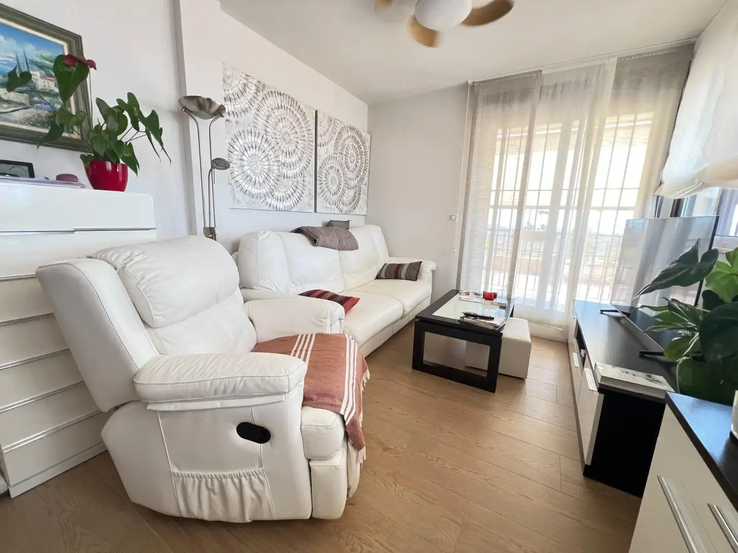 Wohnzimmer von Wohnung zum Verkauf in Águilas mit Klimaanlage und Gemeinschaftspool