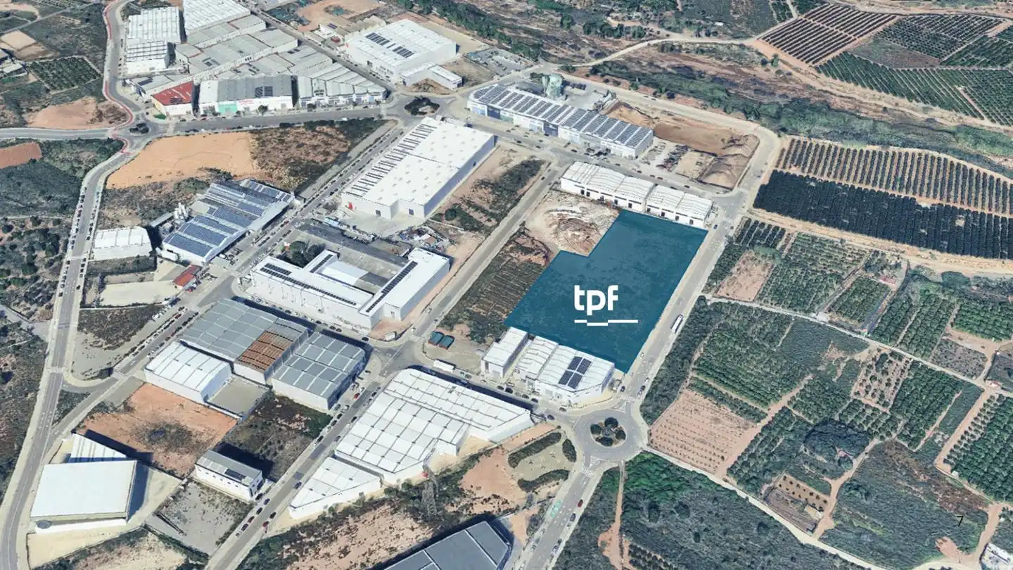 Vista exterior de Terreno industrial en venta en Bétera