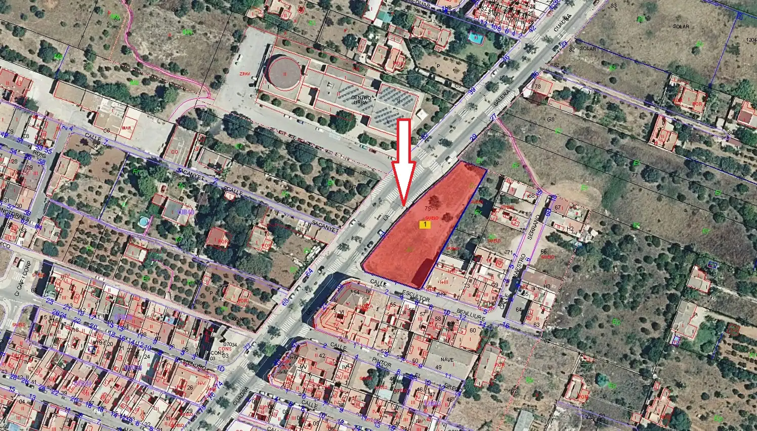 Residencial en venta en Calle Cuadra la Salera, 31, Ciutat del Transport - La Salera