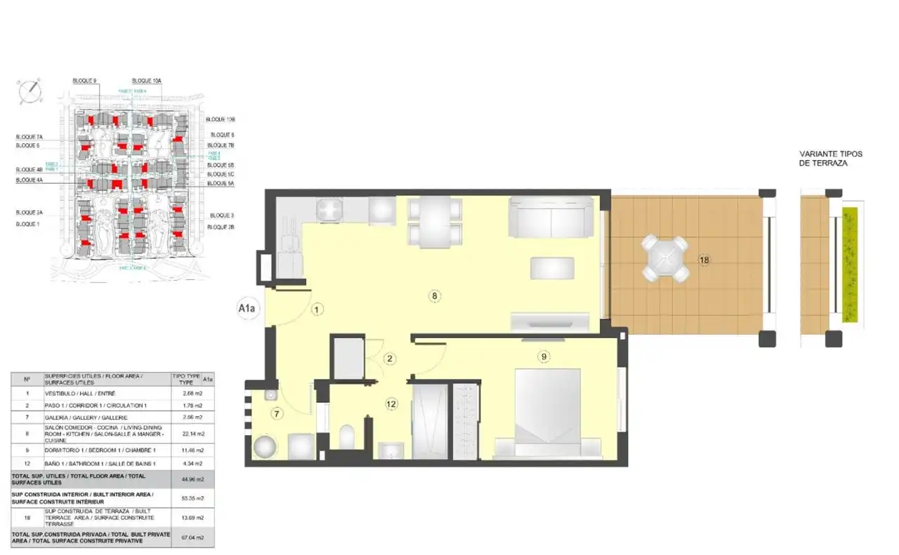 Apartament amb piscina en venda a San Juan de los Terreros, imagen 6