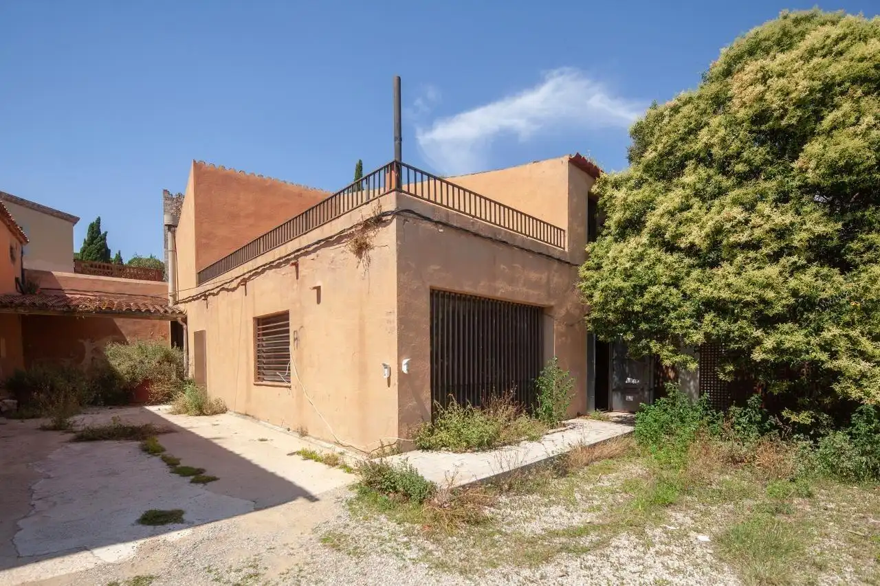 Vista exterior de Finca rústica en venta en Cabrils con Jardín privado