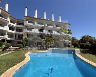 Exterior view of Duplex to rent in Marbella  with Air Conditioner, Terrace and Balcony