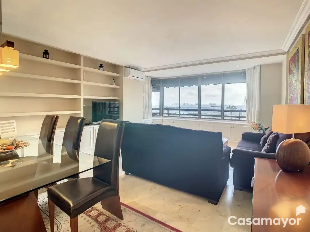 Sala de estar de Piso de alquiler en Alicante / Alacant con Aire acondicionado y Calefacción
