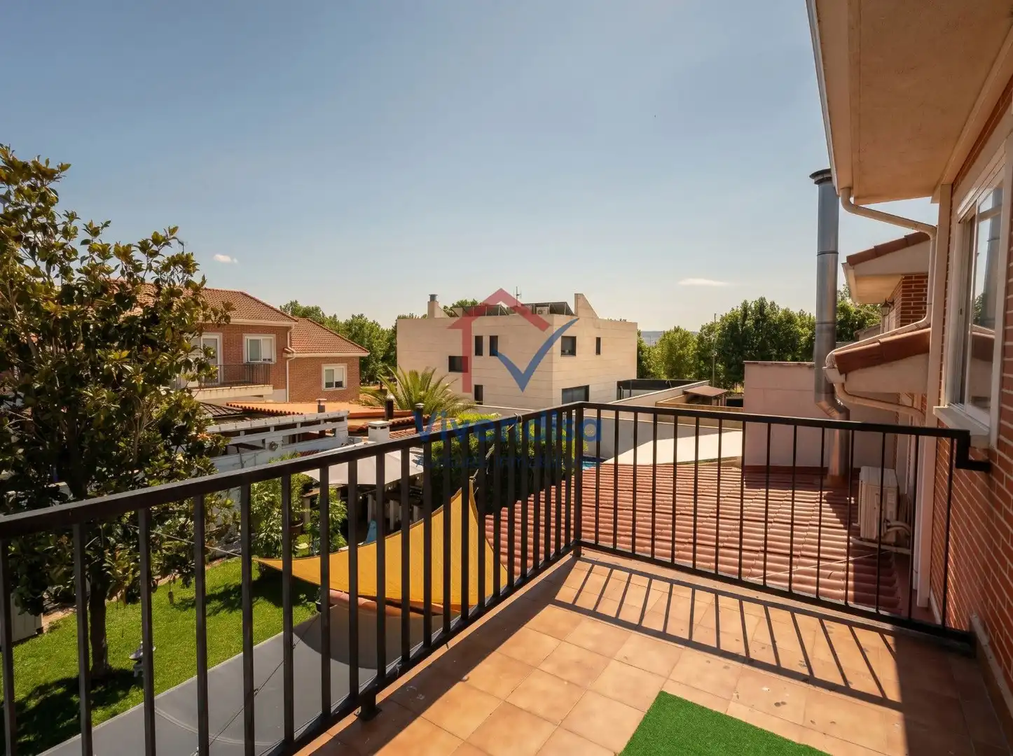 Terrassa de Casa adosada en venda en Cabanillas del Campo amb Aire condicionat, Calefacció i Terrassa