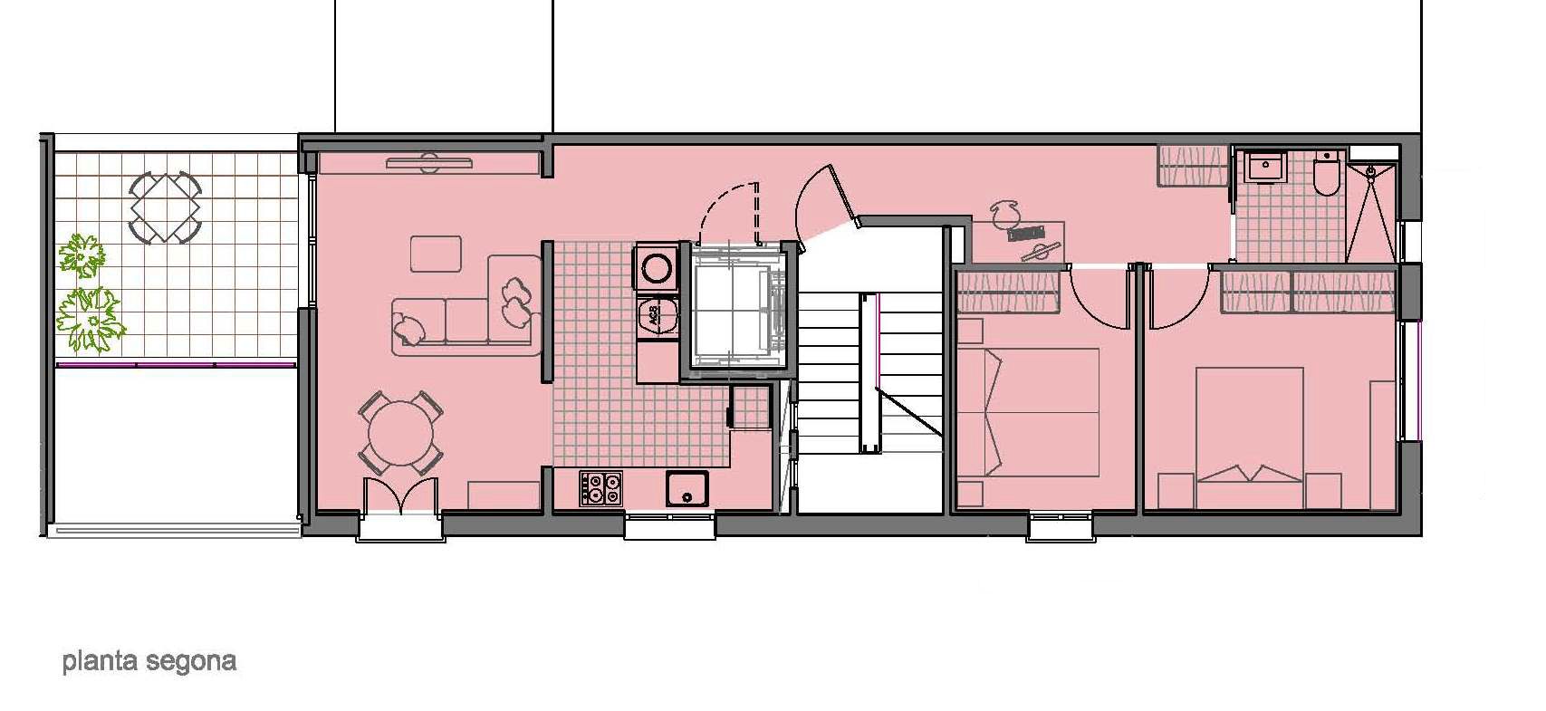 Flat to rent in Badalona  with Air Conditioner and Terrace