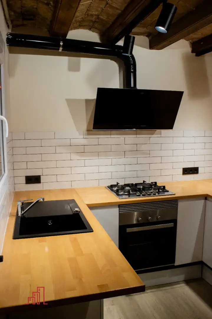 Cocina de Piso en venta en Barcelona con Aire acondicionado, Calefacción y Parquet