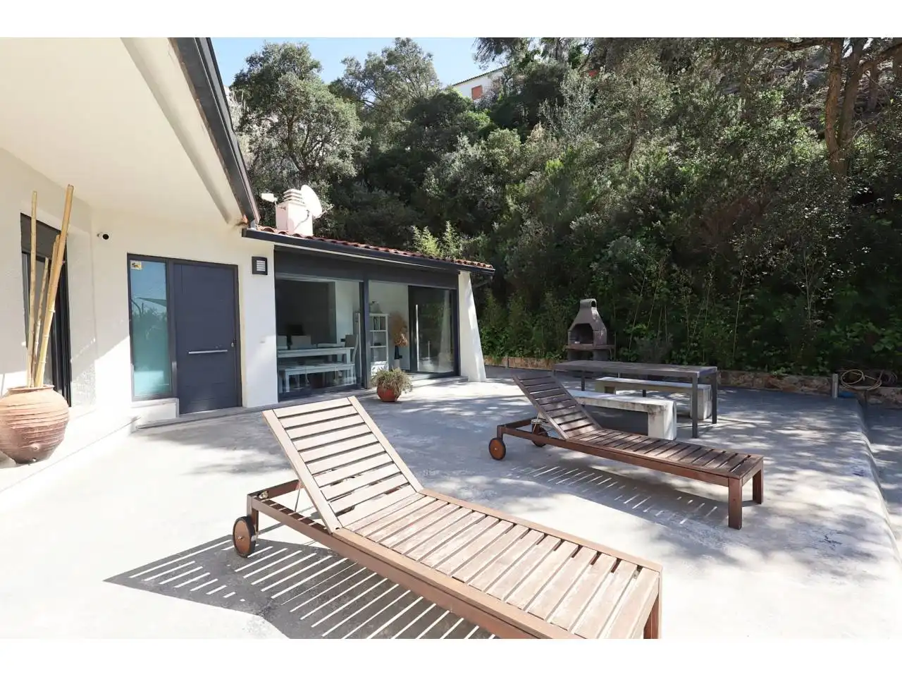 Terraza de Casa o chalet en venta en Lloret de Mar con Calefacción, Jardín privado y Terraza