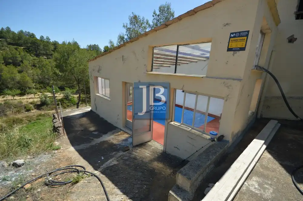 Vista exterior de Finca rústica en venda en Mogente / Moixent, Valencia