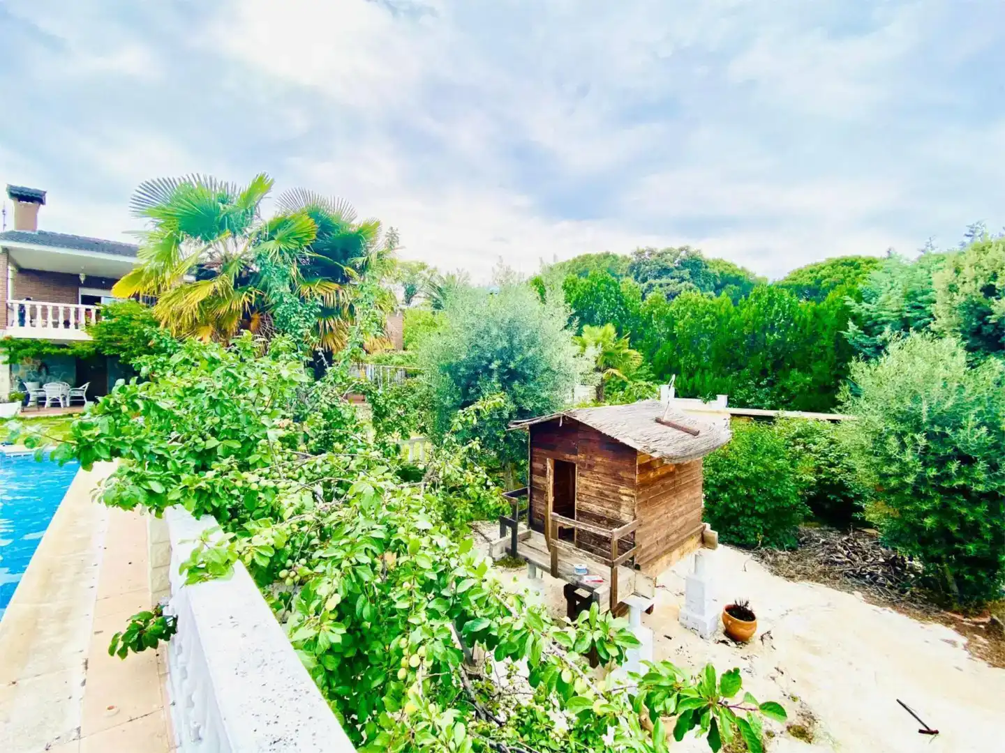 Jardí de Casa o xalet en venda en Villa del Prado amb Jardí privat, Piscina i Balcó