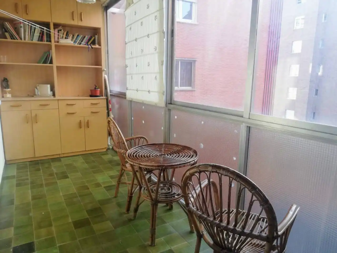 Balcony of Flat for rent in Burgos  with Heating, Parquet flooring and Furnished