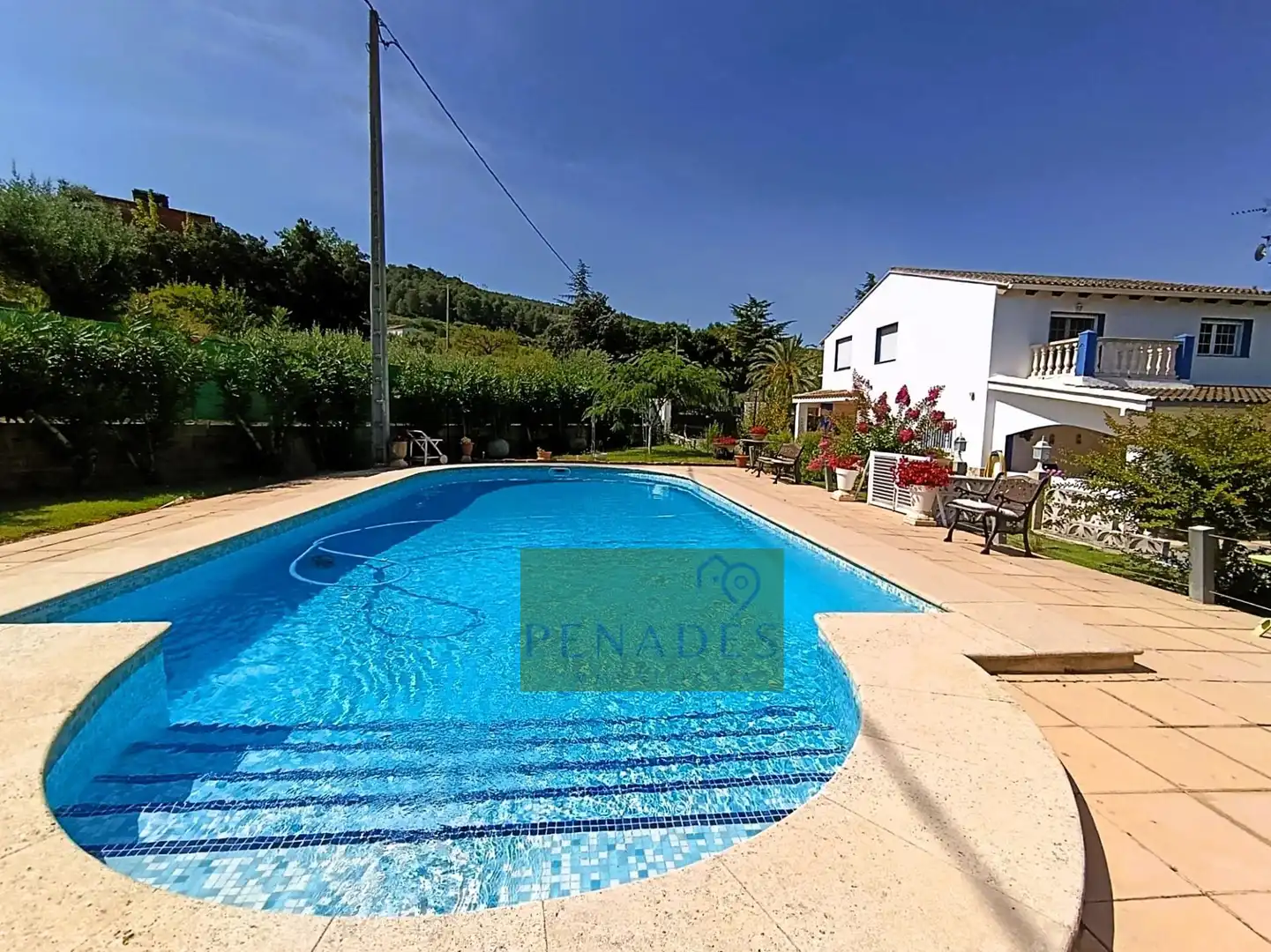 Piscina de Casa o xalet en venda en Ontinyent amb Calefacció, Jardí privat i Terrassa